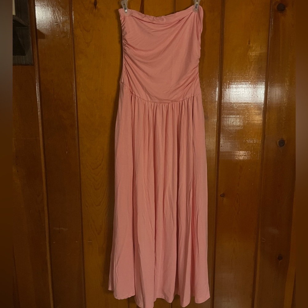 Strapless Pink Dress